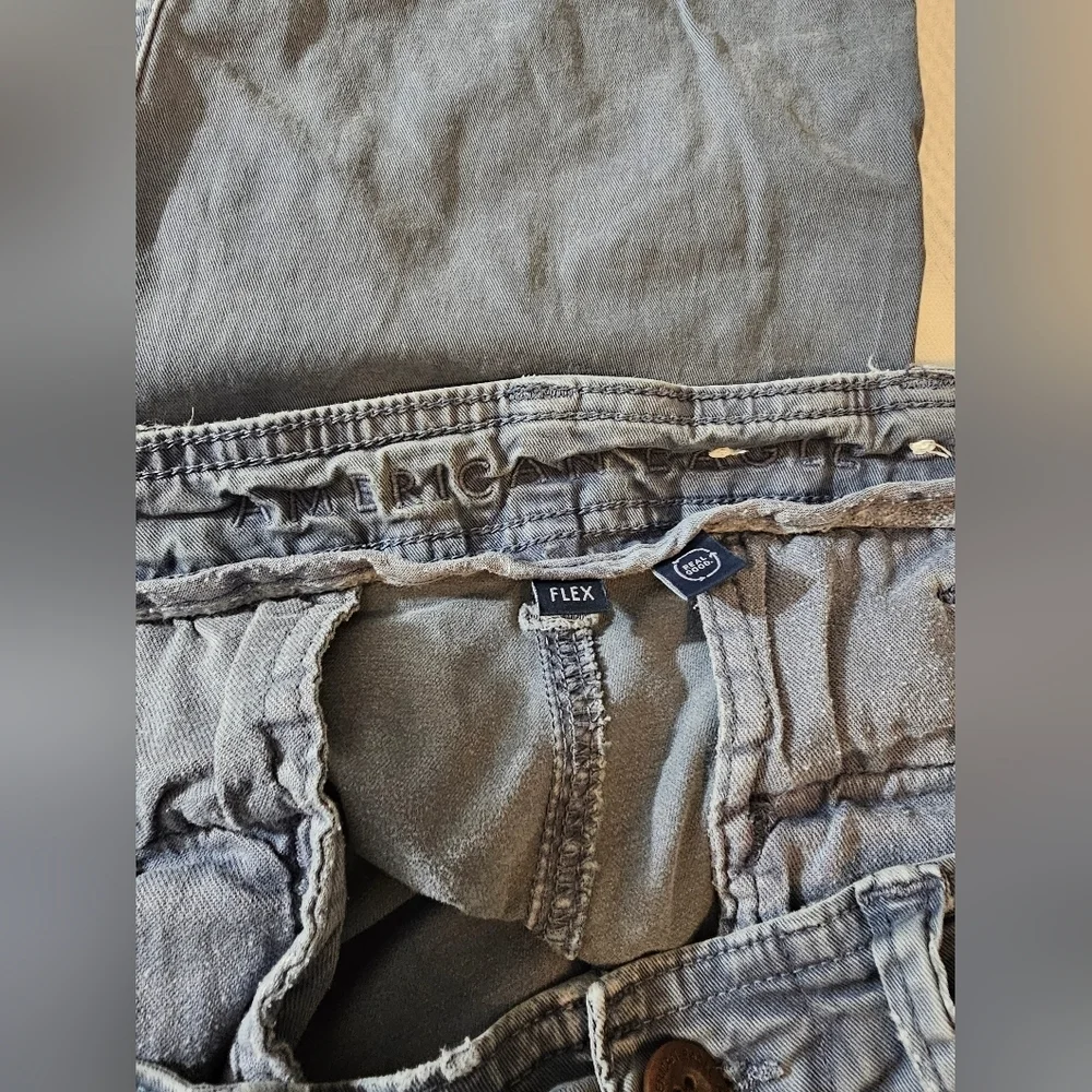 American Eagle Outfitters Blue Cargo Pants